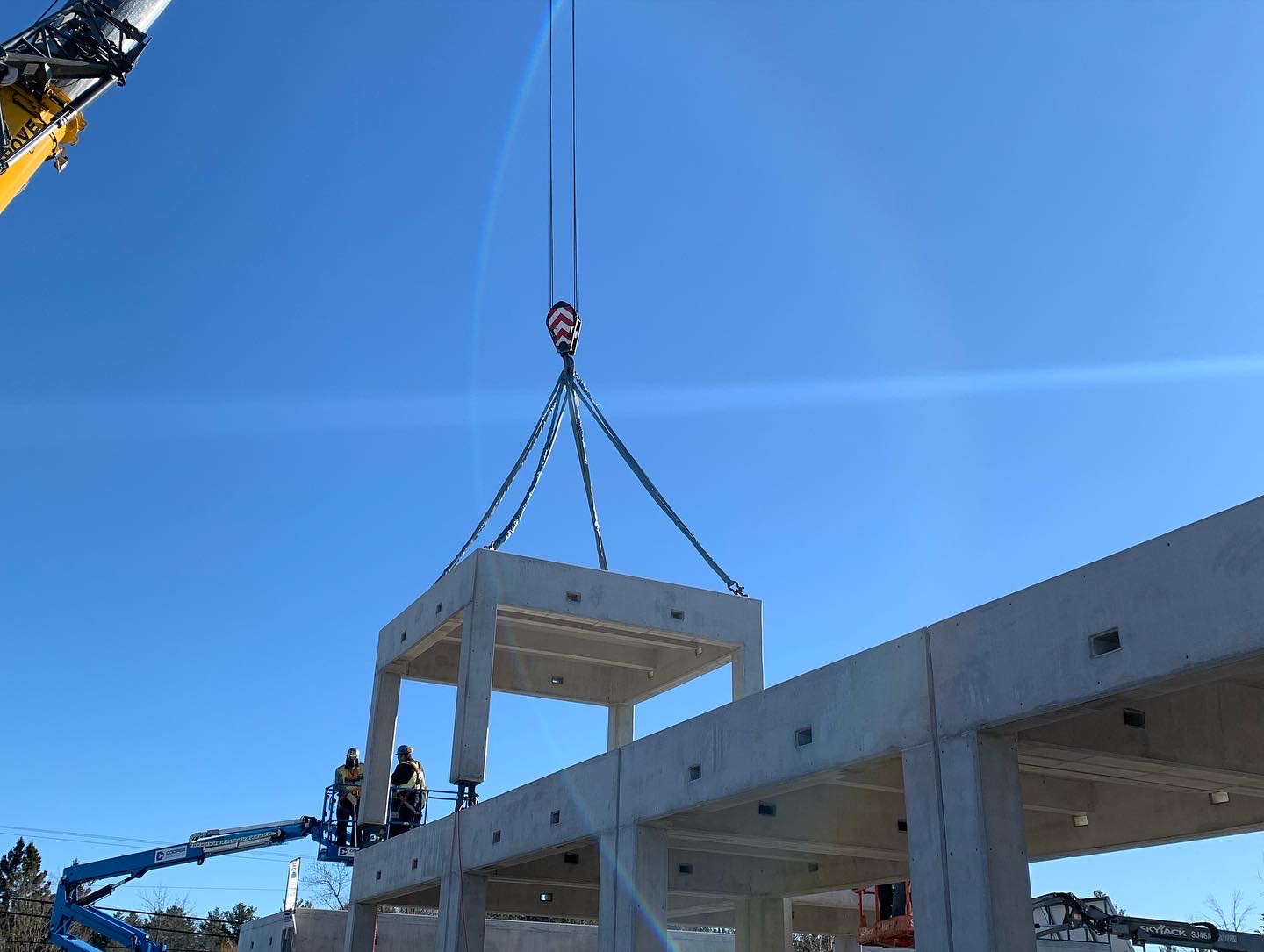 Lodestar unit being installed rapidly at St. Vincent de Paul