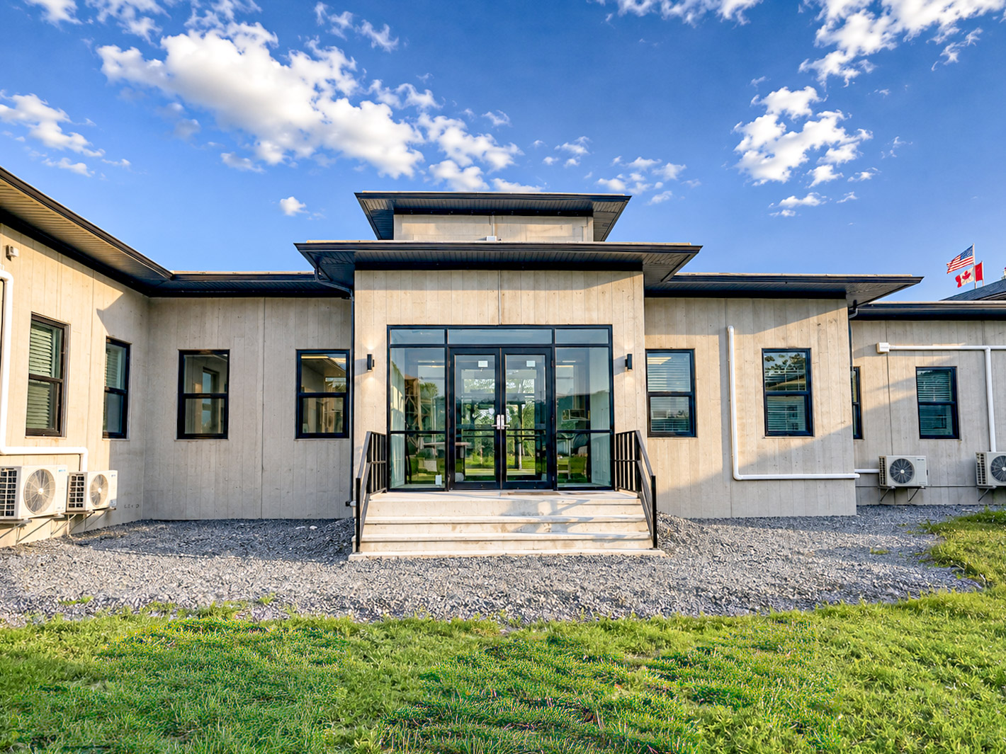 Completed Lodestar corporate office showing durable exterior construction